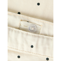 LMTD Brede Twill Bukser Hyed Antique White Black